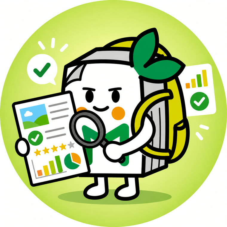 チラシを診断するまかせてくん